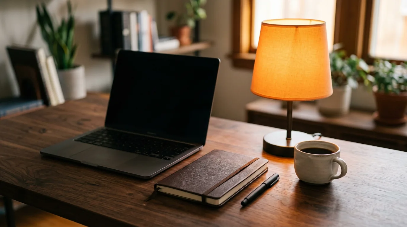 Notizen Laptop Versicherungsunterlagen Arbeitsplatz Redaktion 1200x900 WebP